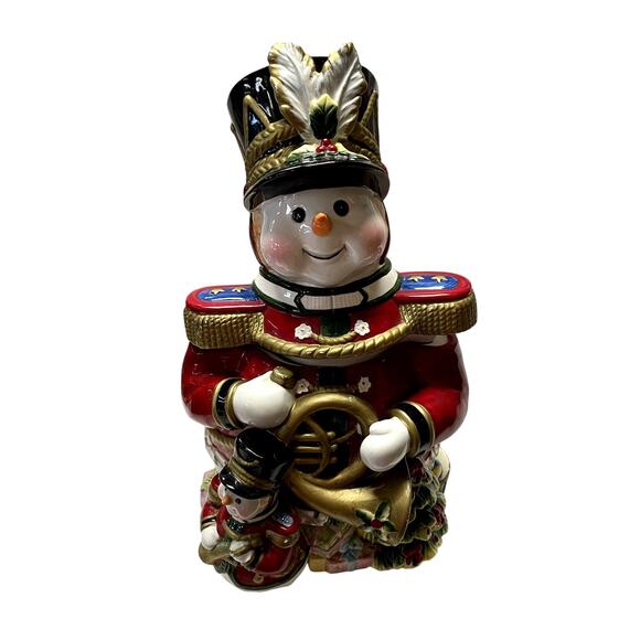 Vintage Snowman Nutcracker Cookie Jar - Picture 1 of 5